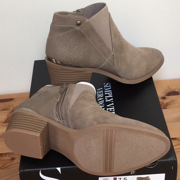 Simply Vera Vera Wang Shoes - NIB Gorgeous SimplyVera Sz 7.5 Booties